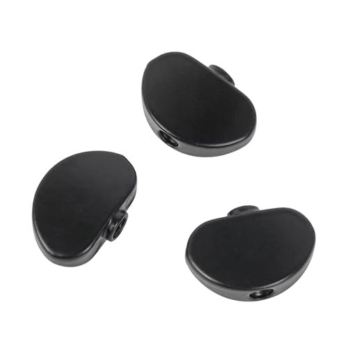 BQLZR 6pcs Guitar Tuner Buttons Full Size Buttons Alloy Machine Heads,Hole Diameter 4mm,Metal Guitar Tuning Buttons For Acoustic Guitar Line Up and Push on to Install - Image 3