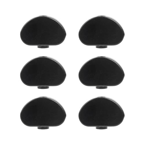 BQLZR 6pcs Guitar Tuner Buttons Full Size Buttons Alloy Machine Heads,Hole Diameter 4mm,Metal Guitar Tuning Buttons For Acoustic Guitar Line Up and Push on to Install - Image 1
