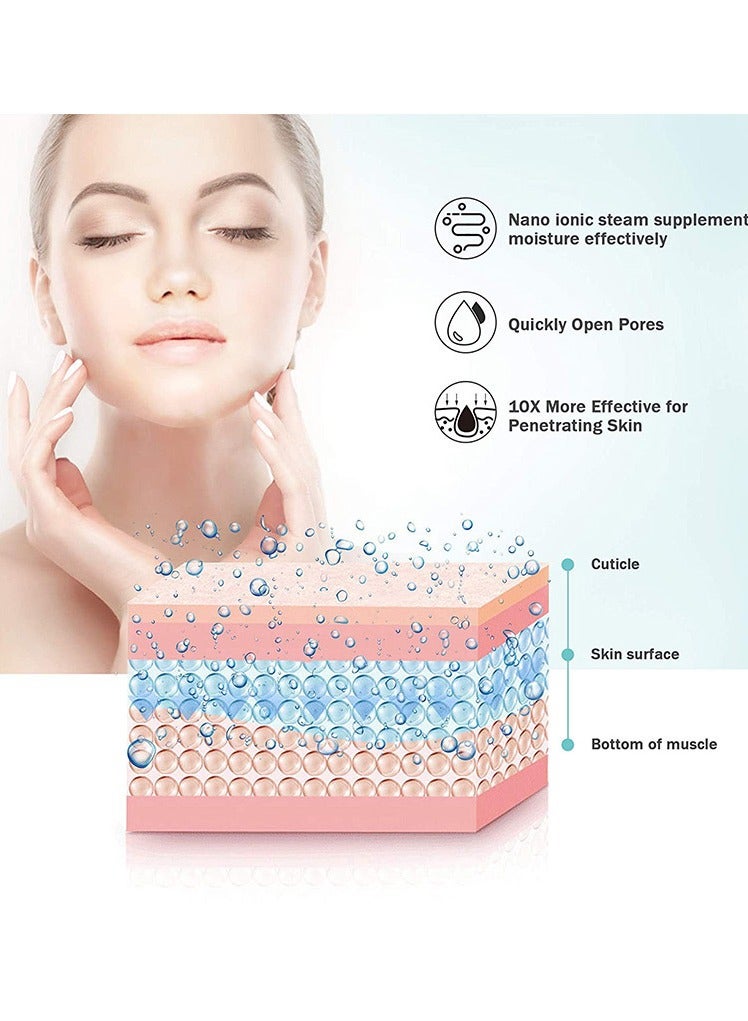 sokany Facial Sauna Humidifier, Domestic Sauna Steam Engine Nano Ion Facial Steam Device, Model ZJ-6580-BFD, Suitable For Pore Cleaning, Whitening, Blackheads Removal, Skin Care - Clogging: British Standard - Image 3