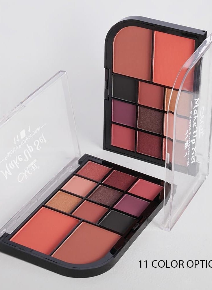 مي ناو مجموعة مكياج مي ناو نيو نيو باليت ظلال العيون وأحمر الخدود - 11 لونًا - Image 3