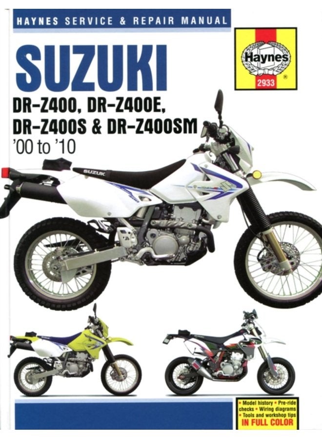 Suzuki DR Z400 DR Z400E DR Z400S DR Z400SM 00 to 10 - Paperback