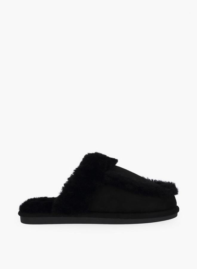 Le Confort Faux Fur Bedroom Slippers - Image 1
