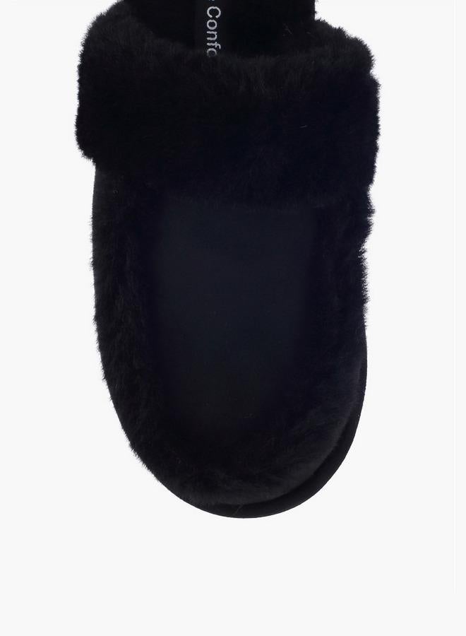 Le Confort Faux Fur Bedroom Slippers - Image 3
