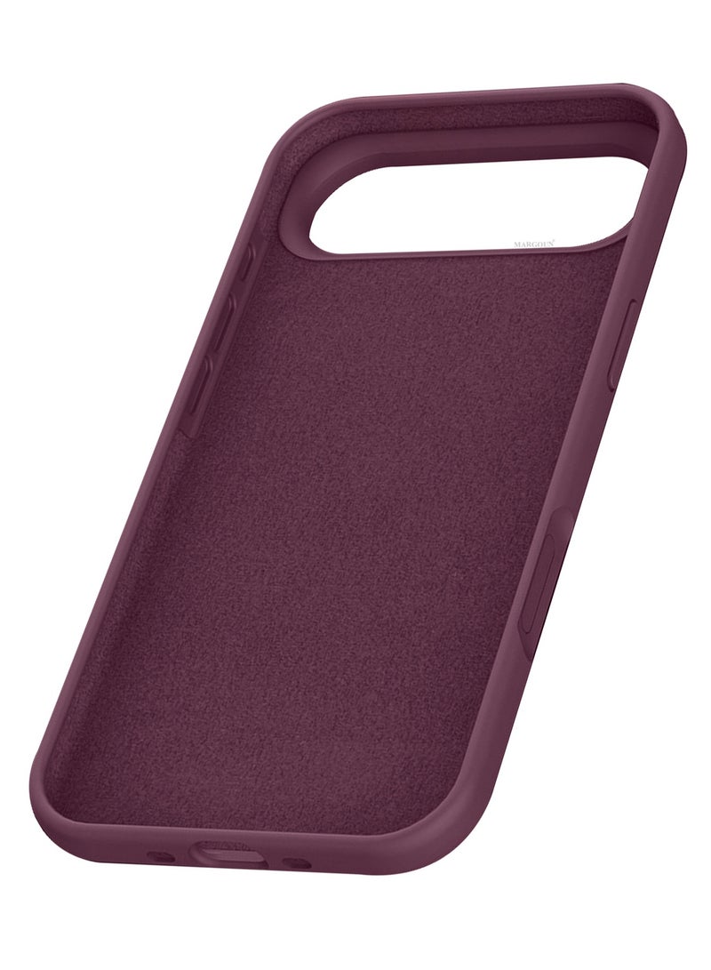 CATANES Silicone Protective Phone Case for iPhone 17 Air - Soft Anti-Scratch Microfiber Lining Ultra Slim Drop Protection Phone Cover - Burgundy - Image 5