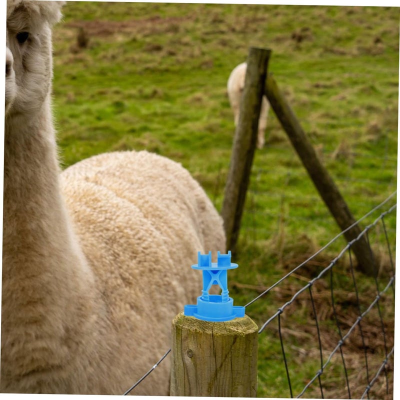 5 Pack Electric Fence Insulators Easy Install High Voltage Pulse Alarm System for Farm - Image 3