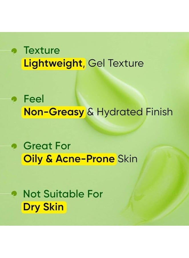 Dot & Key CICA Calming Skin Renewing Night Gel For Oily, Acne Prone And Sensitive Skin Night Cream with Niacinamide, Green Tea & Hyaluronic Fades Blemishes & Dark Spots 60ml - Image 4