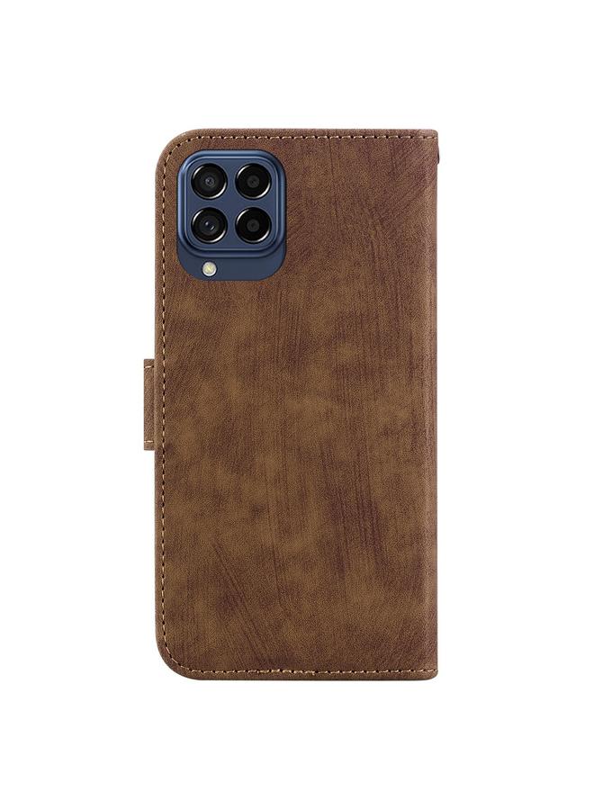 S-TOP Case For Samsung Galaxy M33 5G Little Tiger Embossed Leather Phone Case - Image 3