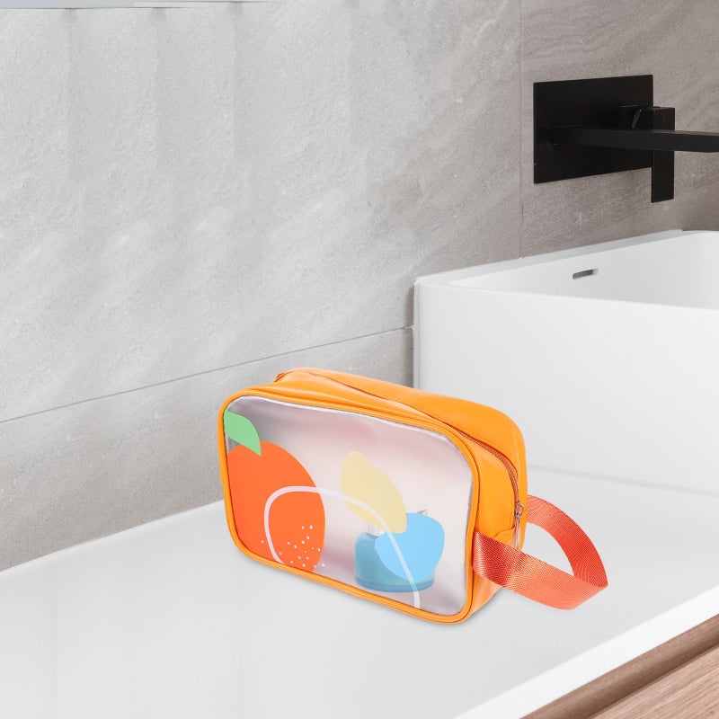 2pcs Travel Toiletry Bags Set with Wet Dry Separation Portable Cosmetic Organizer for Women - Image 4