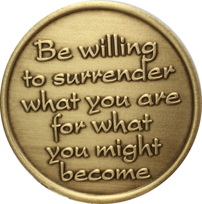 RecoveryChip Change is The Essence of Life Color Rainbow Butterfly Medallion Surrender Chip - Image 5