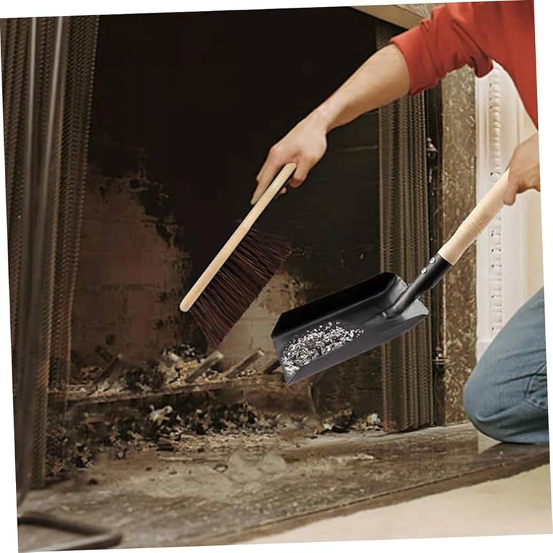 Alasum 2Pcs Garden Shovel Set with Wooden Handle Lightweight Iron Tool for Soil Loosening and Weeding - Image 4