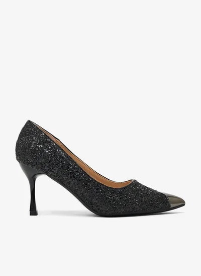 ELLA High Heeled Glitter Pump