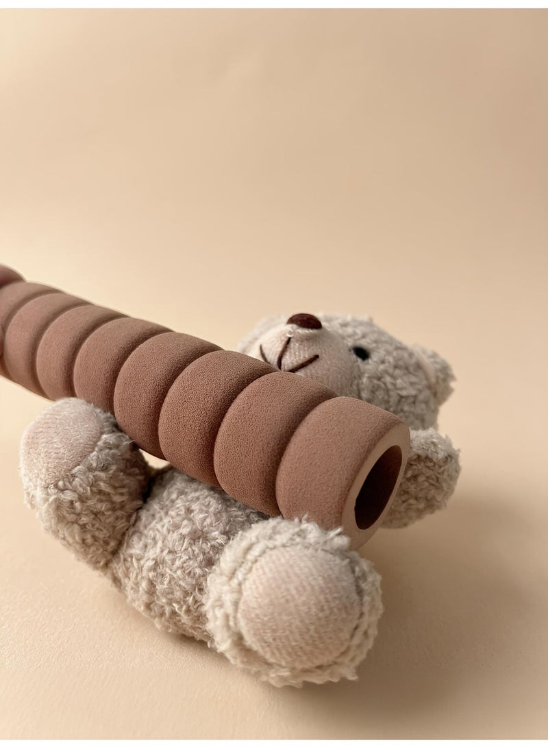 Cute Teddy Bear Door Handle Cover - Soft Plush Room Decor - Image 5