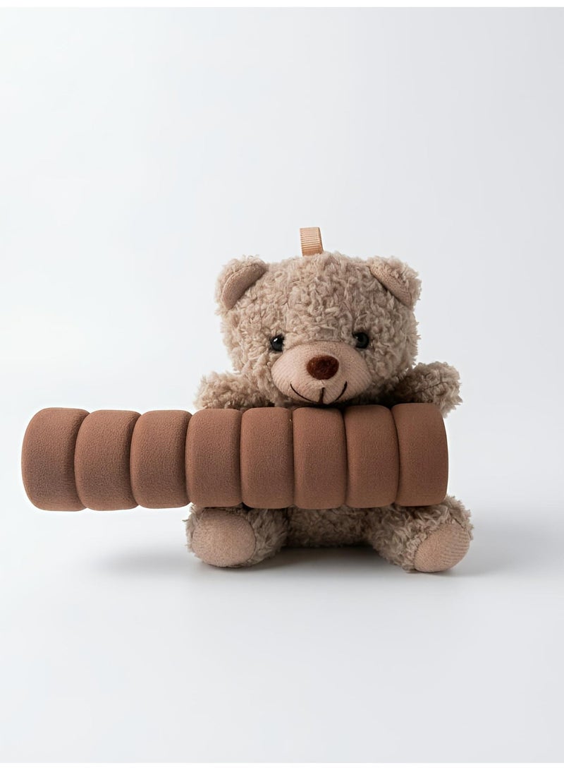 Cute Teddy Bear Door Handle Cover - Soft Plush Room Decor - Image 2