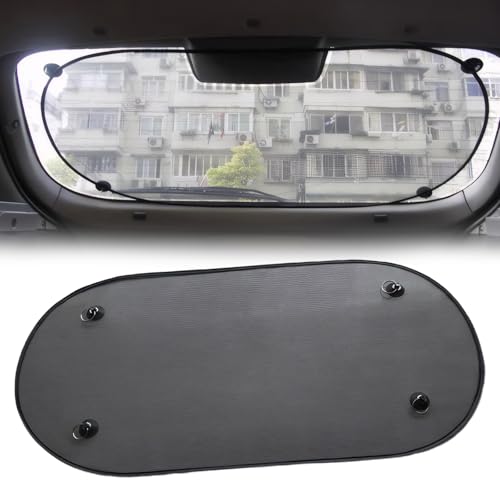 PKRFCJ Rear Window Sun ShadeCar Window Shade for BabyMeshUv ProtectionQuick Installation with Suction CupUniversal Car Accessories Suitable for Most Models 40x20 Inches - Image 1