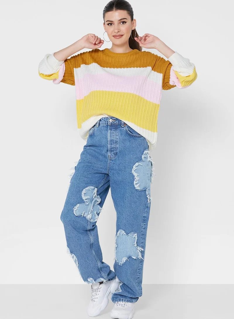 Ginger Multi Tone Sweater