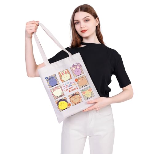 MEIKIUP Stay Fandom Tote Bag Korean Group Gift Korean Idol Fans Shoulder Bag Character Bag Korean Music Lover Merch (you make stay TB) - Image 2