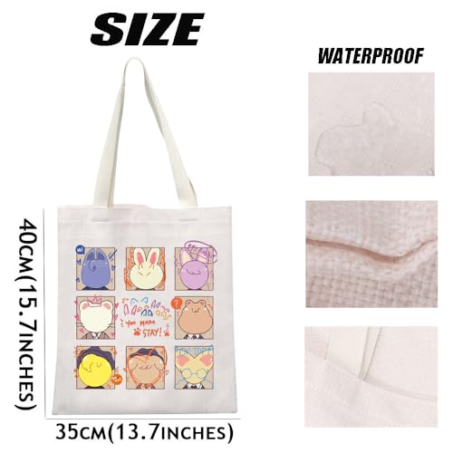 MEIKIUP Stay Fandom Tote Bag Korean Group Gift Korean Idol Fans Shoulder Bag Character Bag Korean Music Lover Merch (you make stay TB) - Image 4