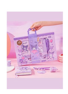 Sanrio Kuromi Cartoon Character Notebook and Pen School Supplies Set  - Image 3