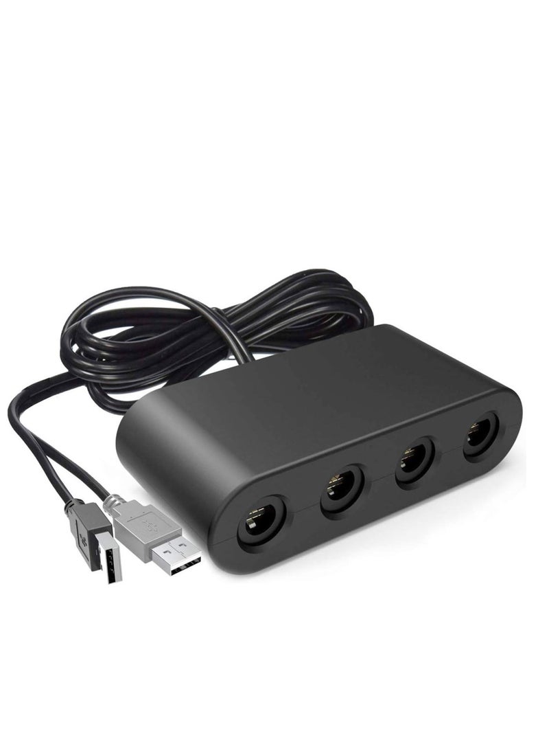 Bukela - Gamecube Adapter for Nintendo Switch Gamecube Controller Adapter and WII U and PC, Super Smash Bros Gamecube Controller Adapter. Support Turbo and Vibration Features with 180cm Long Cable - Image 1