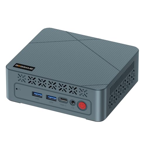 BOSGAME E2 Mini PC Ryzen 5 3550H(Max 3.7GHz) DDR4 Mini Computers, 16GB RAM 512GB NVMe SSD, Dual HDMI, 4 USB Ports, 1 RJ45 Ethernet Ports, Wi-Fi 5, BT5.0 - Image 1