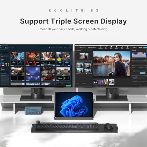 BOSGAME E2 Mini PC Ryzen 5 3550H(Max 3.7GHz) DDR4 Mini Computers, 16GB RAM 512GB NVMe SSD, Dual HDMI, 4 USB Ports, 1 RJ45 Ethernet Ports, Wi-Fi 5, BT5.0 - Image 4