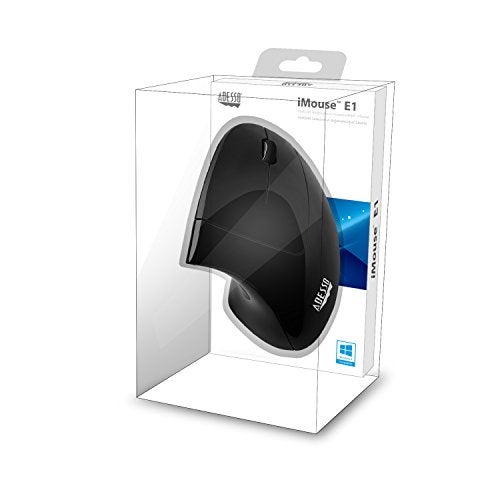 ADESSO Wired Vertical Ergonomic Illuminated Optical 6-Button USB Mouse - Right Hand Orientation, Black - Image 4