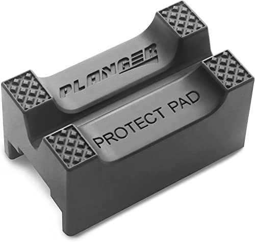 PLANGER® - Protect Pad –Rubber Axle Stand Pad – Protect Your Car When Jacking It Up with a Jack Stand – Made from Highly Durable Rubber - Image 1