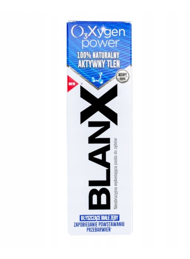 بلانكس معجون أسنان مبيض بقوة الاوكسجين -75 مل