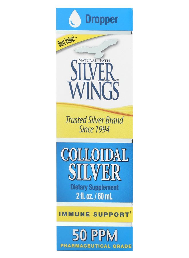 Colloidal Silver 50 PPM 2 fl oz (60 ml)