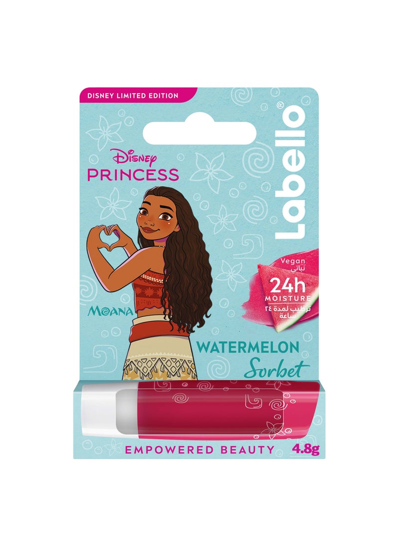 Labello Disney Princess Moana Lip Balm For Kids Watermelon Sorbet Flavor 4.8g - Image 1