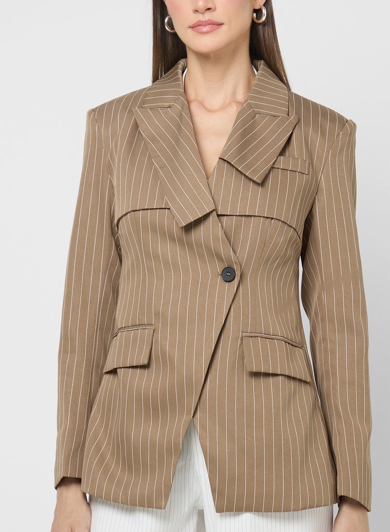 ELLA Striped Blazer - Image 3