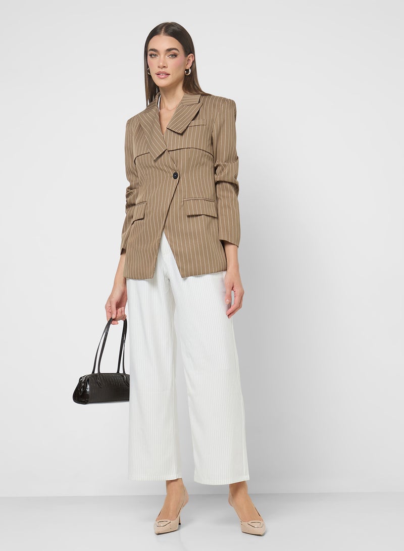 ELLA Striped Blazer - Image 4