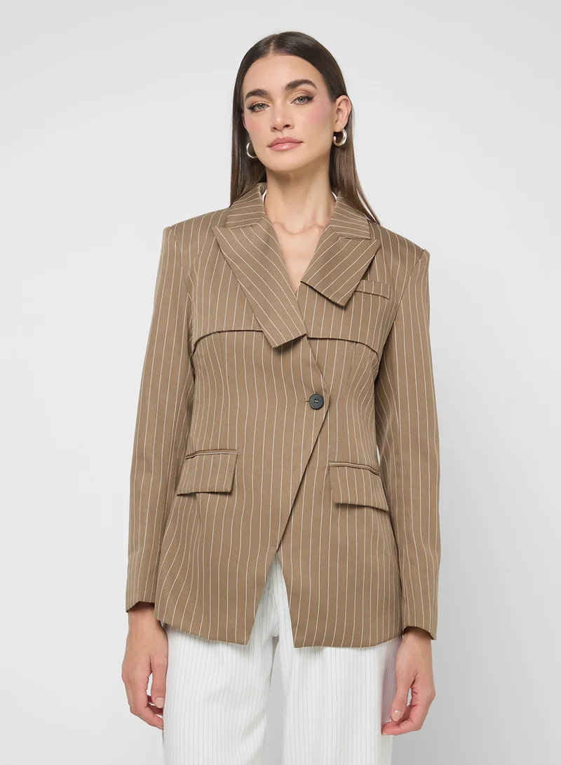 ELLA Striped Blazer