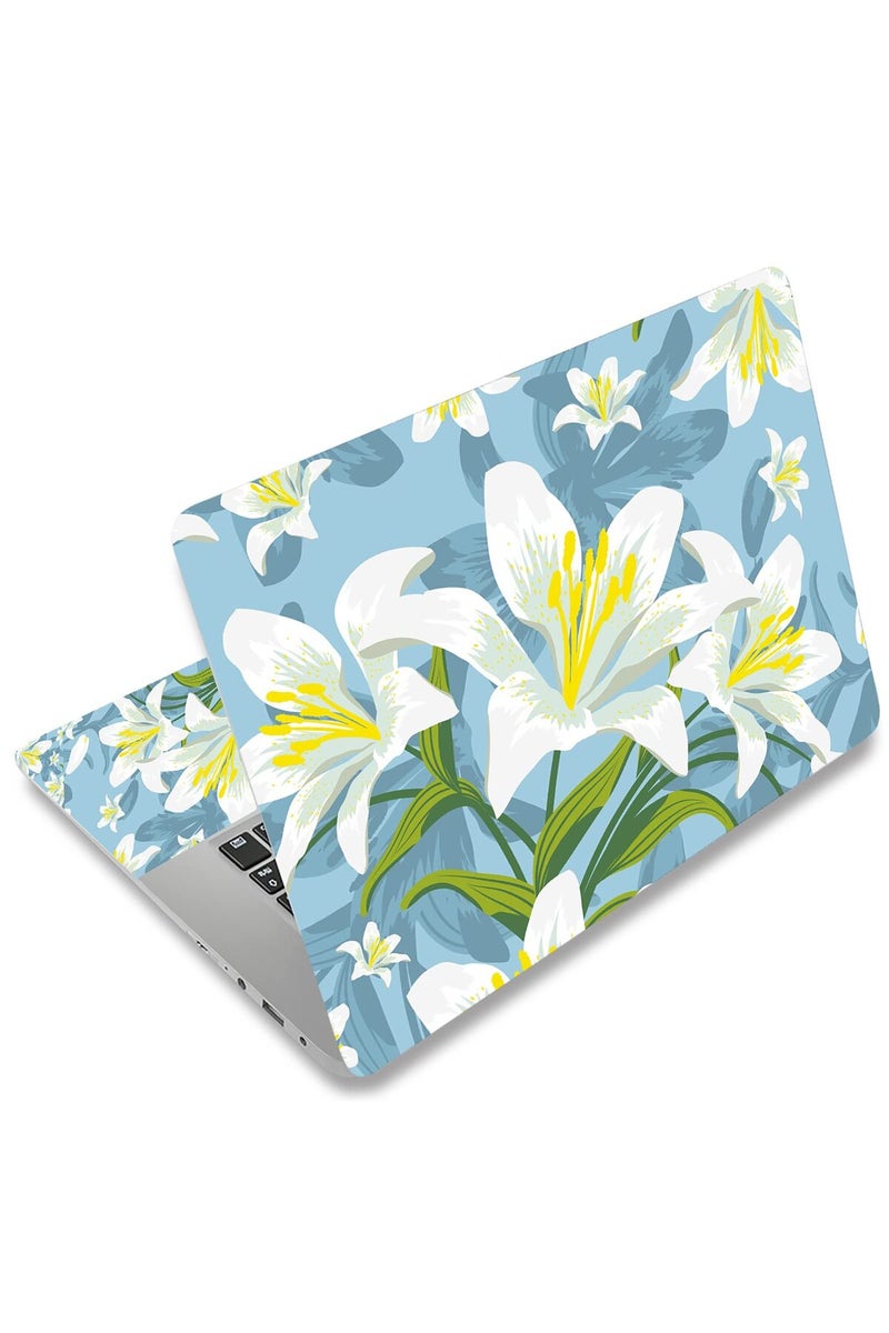 AORTDES 15 15.4 15.6 Inches Laptop Skin Sticker Decal Universal Netbook Skin Sticker Reusable Notebook Art Decal Protector Cover Decal by AORTDES (Lily) - Image 1
