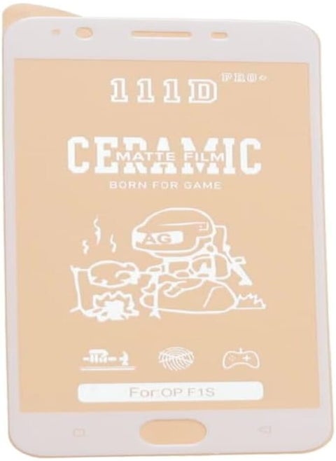 111D Ceramic Screen Protector For Oppo F1s, Clear & White MO-SCEREEN-300
