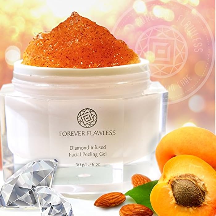 Forever Flawless Diamond Infused Facial Peeling Gel. New & Improved Formula for Best Exfoliation, Microdermabrasion, Purification & Detox for a Flawless, Glowing Skin. - Image 3