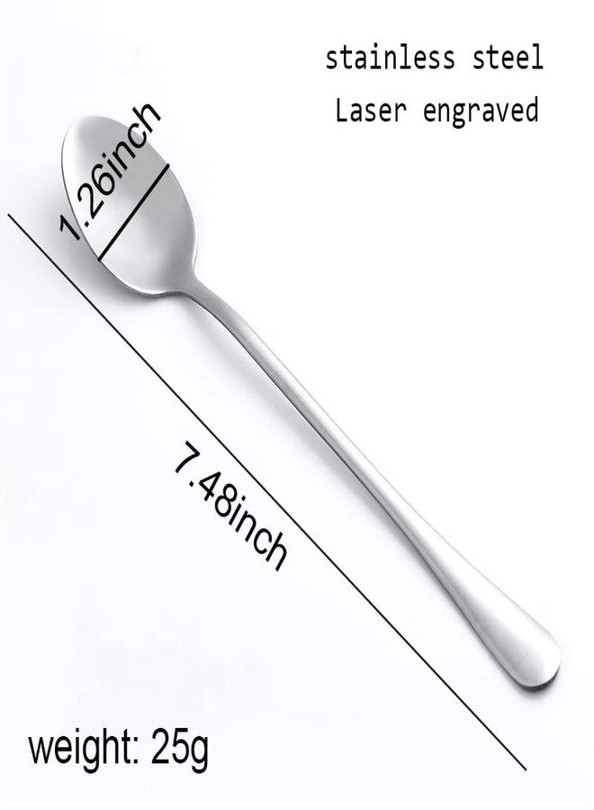 Guqqeuc Cereal Lover Gifts Funny Food Spoon Gifts Birthday Gifts for Mother Grandma Cereal Themed Presents for Women Men Christmas Gift for Who Wants Nothing Cereal Killer Weapon of Choice Spoons - Image 2