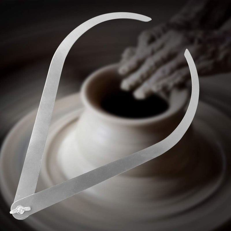 klarako Caliper Tool, Stainless Steel Caliper Clay Tools Spring Caliper, Woodworking Caliper for Paint Foam Crafts for Clay Wood Models - Image 3