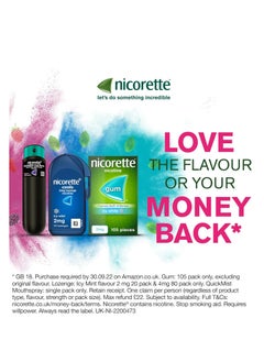 nicorette Nicotine Gum Freshmint 2 Mg 105 Pieces  - Image 4