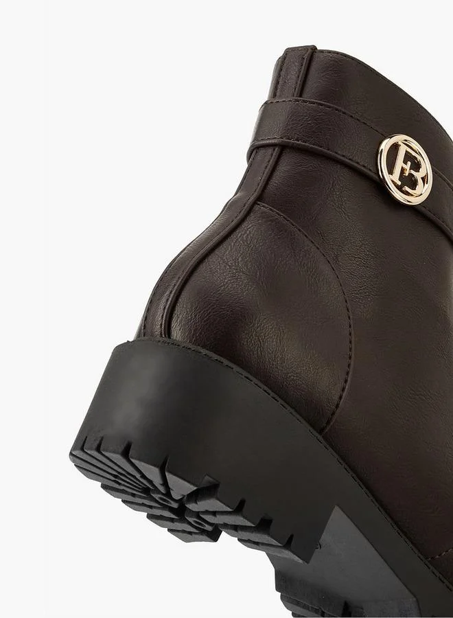 فلورا بيلا من شو إكسبرس جزمة كاحل صلبة بسحاب