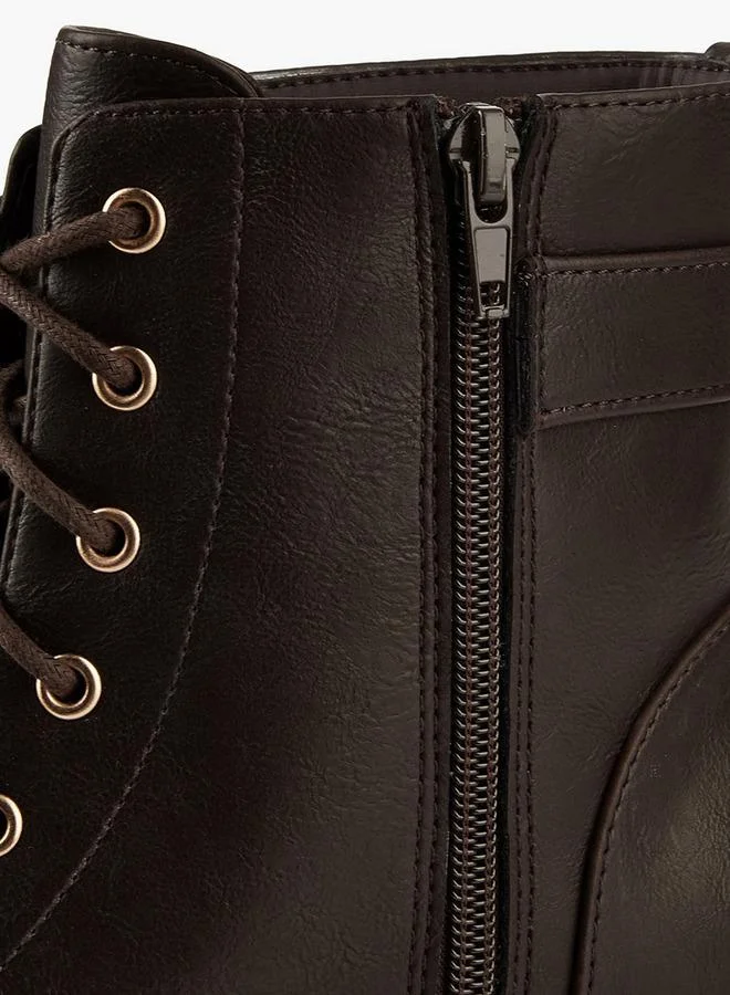 فلورا بيلا من شو إكسبرس جزمة كاحل صلبة بسحاب