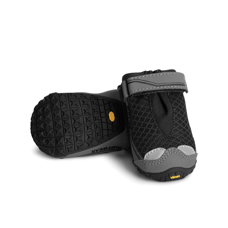 Ruffwear, Grip Trex Dog Shoes, Non-Slip Boots for Hot Pavement & Snow, Weatherproof Paw Protection with Breathable Mesh, Rugged Sole for Hiking, Obsidian Black, 2.50" - Image 1