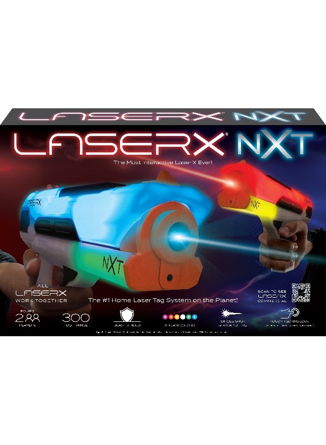 Laser X ليزر إكس ألترا إن إكس تي بلاسترات، تعمل بالبطارية، للأعمار 6+ | قصف حتى مدى 300 قدم! | إعادة تحميل سريعة | مسدس ليزر | لعبة أكشن | لعبة تفاعلية | لعبة رد فعل | ألعاب الليزر | لعبة متعددة اللاعبين | هدية للأطفال والبالغين - Image 2
