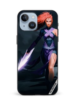 Protective Case Cover For Apple iPhone 15 Plus Anti-Mage Lady Dota 2 Design Multicolour