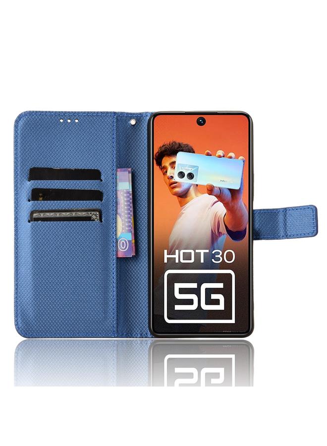 اس-توب جراب لهاتف Infinix Hot 30 5G X6832 جراب هاتف جلدي بنسيج ماسي - Image 4