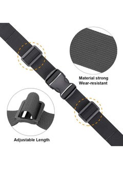 SHOPEE SHOPEE 9.5ft Tie Down Straps, Heavy Duty Lashing Straps up to 600lbs?Adjustable Cam Buckle Tie-Down Straps for Motorcycle, Cargo, Trucks,Trailer,Luggage- Black 2 Pack  - Image 3