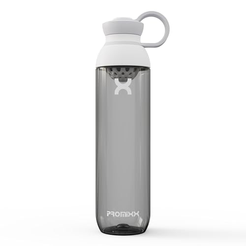 Promixx FORM Water Bottle - Premium Large Water Bottles for Hydration, Infusions and Supplements - Lifetime Durability, Leakproof Water Bottle BPA Free - 26oz / 760ml, Ceramic White - Image 1