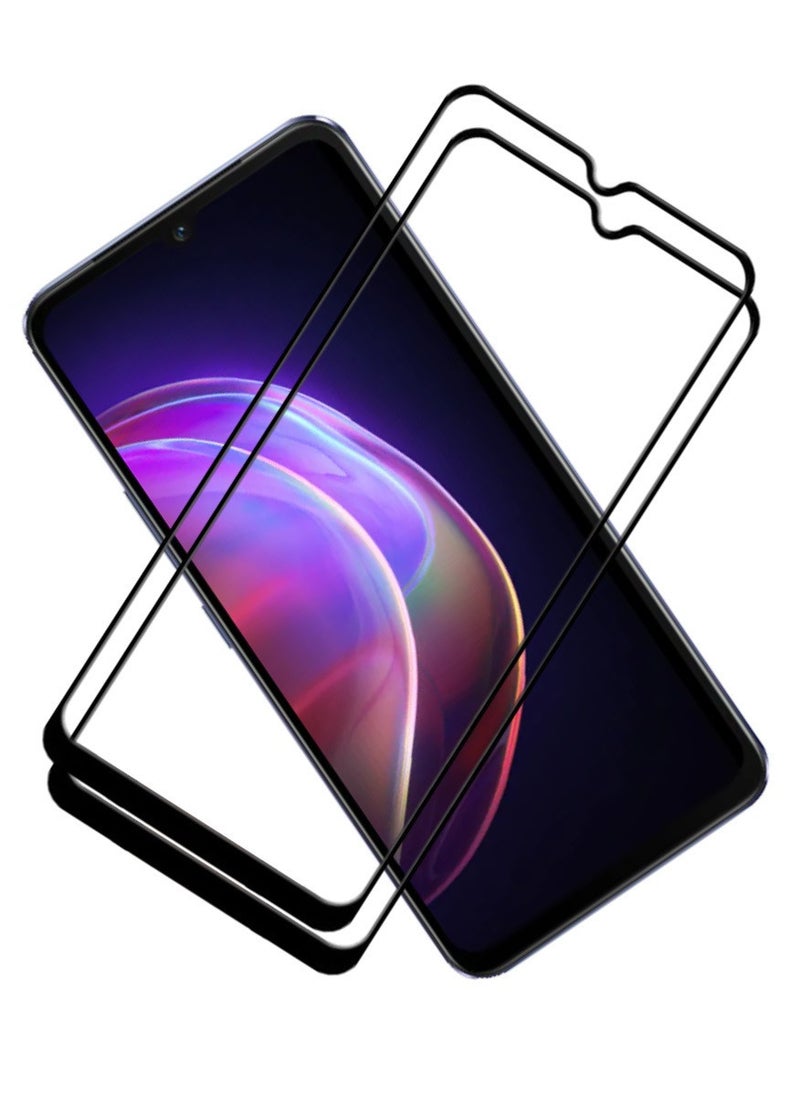 ACLIX 2 Pieces Antistatic ESD Dustproof Premium Quality High Definition Tempered Glass Screen Protector Designed For vivo V21 - Image 1