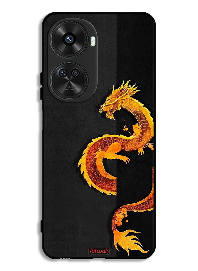Tolwak Huawei nova 12 SE Protective Case Cover Dragon Art - Image 1