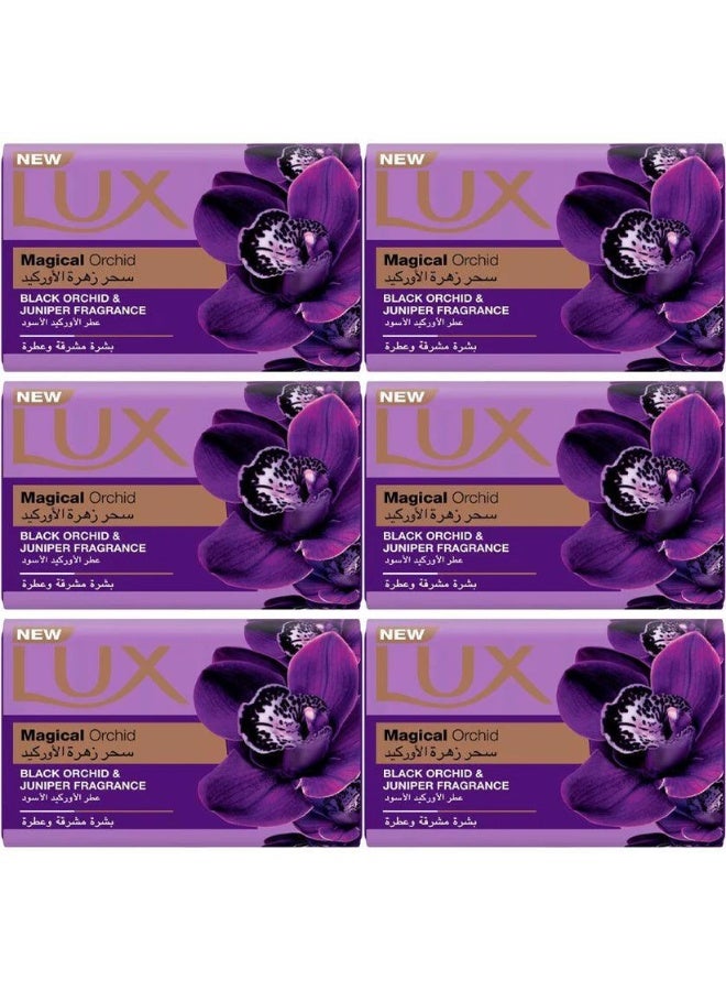 Lux Magical Orchid Black Orchid & Juniper Fragrance Set of 6 PCS 170g - Image 1